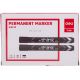 Deli Permanent Marker Chisel Tip 1.5-5mm Black #EU10120