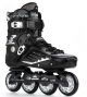 Soccerex adjustable Inline and balanced roller skates Combo Set for Kids, Black LF 6, Medium 35-38