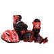 Soccerex adjustable balanced roller skates for kids. (Black) LF-3183