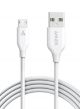 Anker Powerline Micro USB Charging Cable 6 feet-White