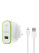 Belkin Boost Up Home Charger With Lightning To USB Charge Sync Cable White
