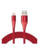 Anker Powerline+ II Cable MFi Certified For iPhone 6 feet -Red