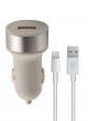 Xcell Car Charger With Lighting Cable 2.4A White