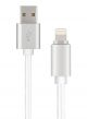 Xcell Lightning Data Sync And Charging Cable 2Meter White Silver