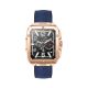 Swiss Military Alps 2 Smartwatch with Rose Gold Frame and Blue Leather Strap